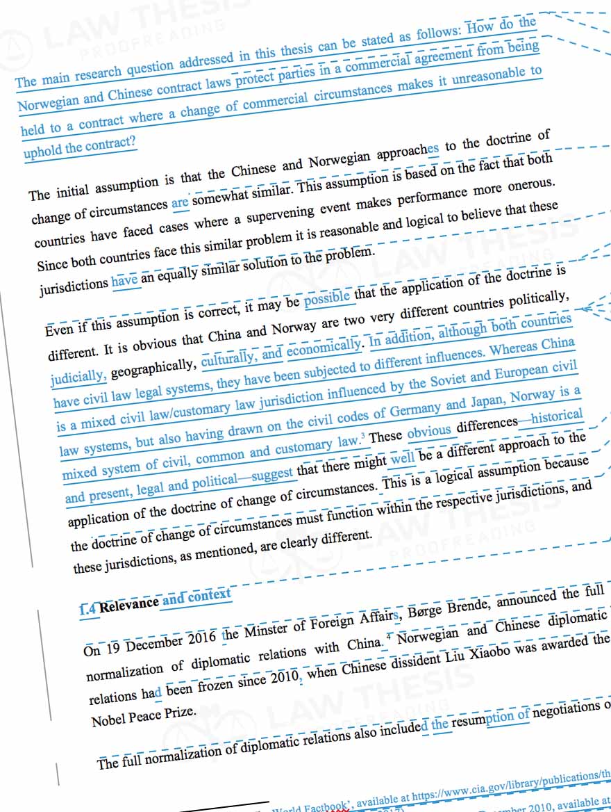 Legal editing and proofreading sample1